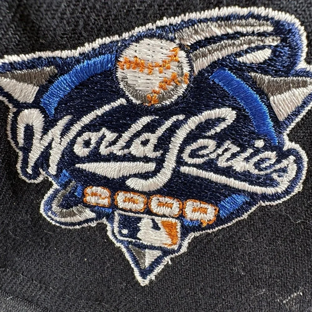 New York Yankees 2000 7  3/8  World Series New Era 59FIFTY Fitted Hat MLB Navy